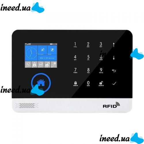 Сенсорная GSM сигнализация для дома с датчиком движения и WIFI Alarm JYX-W-G600
