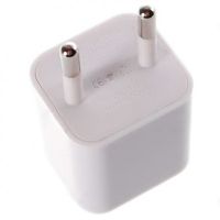 USB Адаптер - зарядка White 220V 1А кубик, блок питания