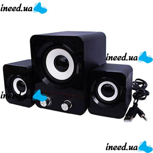 USB колонки для ПК компьютерные колонки 2.1 YIDO YD-25