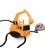 Induction tractor with crane Inductive Truck 777-002 rides along the line