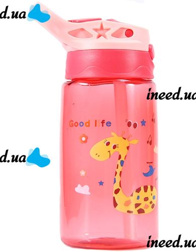 Baby bottle Drinking Bowl with a straw Baby bottle LB-400 for water and juice, Drinking Cup 260ml beverage bottle with handle LB400 for travel and hiking