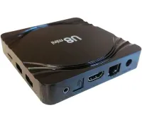 Смарт приставка Smart TV Box U8 Mini 4Gb/32GB Android с пультом, ТВ медиаплеер 4K Андроид со встроенным Wi-Fi модулем для телевизора Черная
