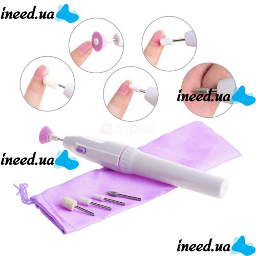 Набор для маникюра Nails Decorator M-809 фрезер, насадки и лампа для сушки