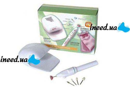 Набор для маникюра Nails Decorator M-809 фрезер, насадки и лампа для сушки