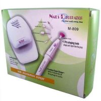 Набор для маникюра Nails Decorator M-809 фрезер, насадки и лампа для сушки