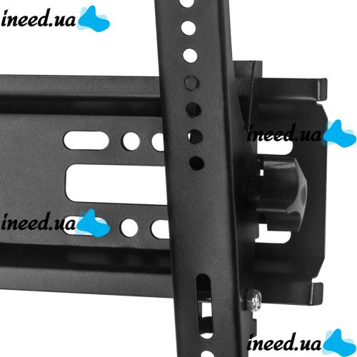 Настенное крепление для телевизора, монитора 15-42 дюймов, до 40 кг Tilting Wall Mount HT-001 с наклоном Черный, Настенный кронштейн 15"-42"