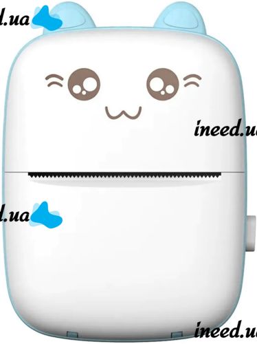 Мини термопринтер Jetix Mini Printer портативный карманный детский принтер для смартфона с Bluetooth для печати без чернил от 3 лет Android IOS