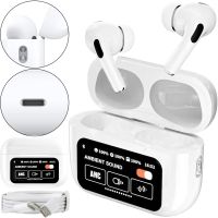 Беспроводные вакуумные наушники TWS AirPods A9 PRO 2 Bluetooth в кейсе с сенсорным дисплеем, Наушники-гарнитура вкладыши блютуз с шумоподавлением
