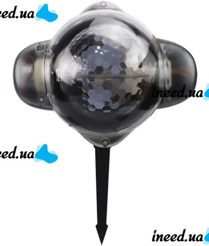 Уличный лазерный LED проектор Christmas Snowfall Projector WL-808 Снегопад с пультом, Светодиодный новогодний дискошар, Новогодняя уличная подсветка 