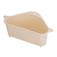 Plastic Corner Organizer Colander with Sink Holder BC05, Corner Drain Basket Sink Sieve 26x10x14.2 cm for washing fruits