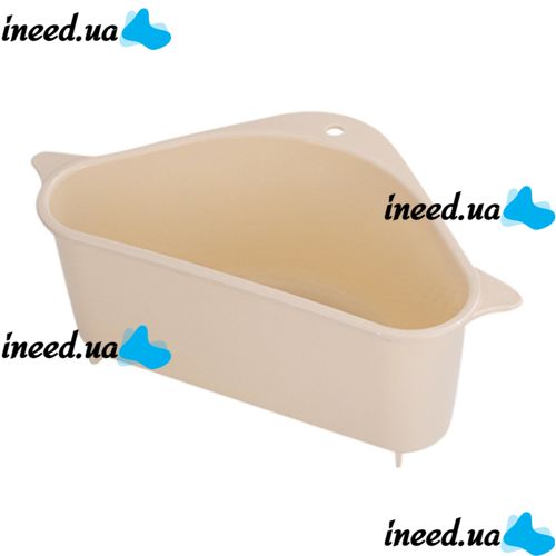Plastic Corner Organizer Colander with Sink Holder BC05, Corner Drain Basket Sink Sieve 26x10x14.2 cm for washing fruits