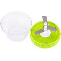 Manual Multifunctional Mini Chopper Easy Spin Cutter New, Mechanical Kitchen Chopper for Chopping Food, Vegetables, Fruits and Garlic