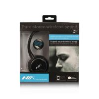 Wireless Bluetooth Headphones NIA Q1 microSD Black