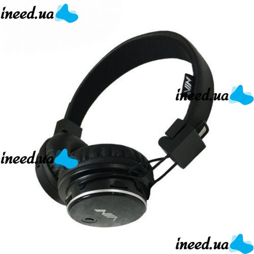 Wireless Bluetooth Headphones NIA Q8 microSD Black