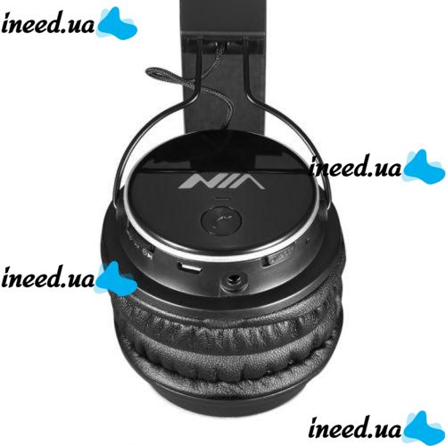 Wireless Bluetooth Headphones NIA Q8 microSD Black