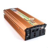 Автомобильный инвертор UKC 24V-220V 2000W авто преобразователь напряжения тока от прикуривателя и аккумулятора, зарядное с защитой от перегрева 2000Вт