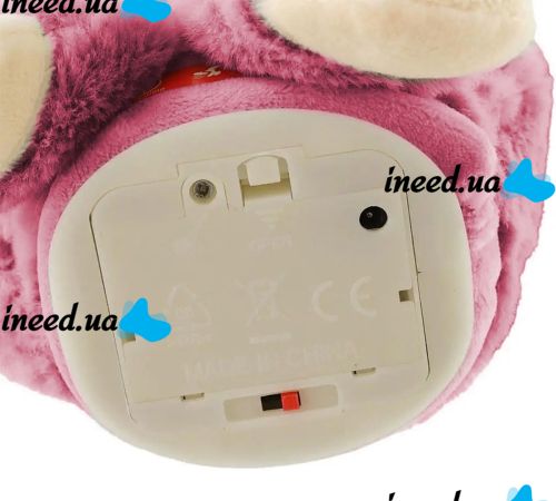 Музичний плюшевий зайчик Repeat Happy Rabbit FJ8888 Pink дитяча м'яка іграшка заєць із підсвічуванням і звуковими ефектами на акумуляторі від USB