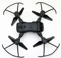 Квадрокоптер на радиоуправлении Lurker GD885HW c WiFi камерой Детский дрон с вай фай камерой, Коптер летающий HJHRC HJ28 с подсветкой на аккумулятор