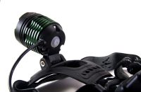 POLICE BL-2188B T6 50000W Headlamp with Zoom LED Waterproof Flashlight with Head Mount Battery Black