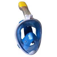 Полнолицевая маска L/XL для подводного плавания Free EasyBreath с креплением для камеры GoPro, панорамная маска для снорклинга, ныряния Easy Breath