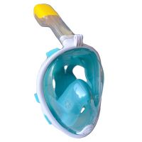 Полнолицевая маска L/XL для подводного плавания Free EasyBreath с креплением для камеры GoPro, панорамная маска для снорклинга, ныряния Easy Breath