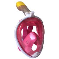 Полнолицевая маска L/XL для подводного плавания Free EasyBreath с креплением для камеры GoPro, панорамная маска для снорклинга, ныряния Easy Breath
