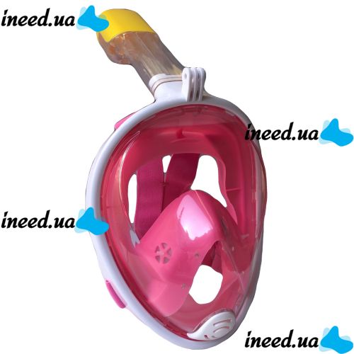 Полнолицевая маска L/XL для подводного плавания Free EasyBreath с креплением для камеры GoPro, панорамная маска для снорклинга, ныряния Easy Breath