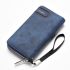Men's Wallet Clutch Purse Purse Baellerry Denim S1514 Blue Blue
