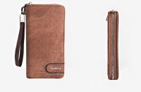 Мужской кошелек клатч портмоне барсетка Baellerry Denim S1514 Coffee Кофе