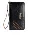 Клатч чоловічий гаманець портмоне Baellerry Leather 3 W009 Black Чорний