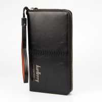 Мужской кошелек клатч портмоне Baellerry Leather Model 1 SW008 Black Черный