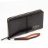 Men's Wallet Clutch Purse Baellerry Leather Model 1 SW008 Black Black