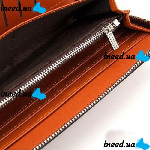 Мужской кошелек клатч портмоне Baellerry Leather Model 1 SW008 Black Черный