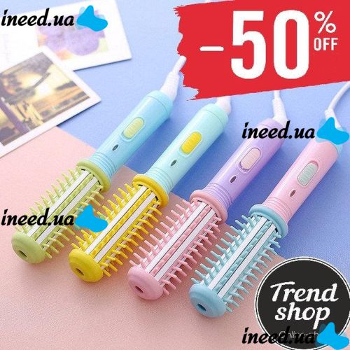 Мини утюжок - Расчестка hair curly mini для завивки и выпрямления волос в пластиковом кейсе