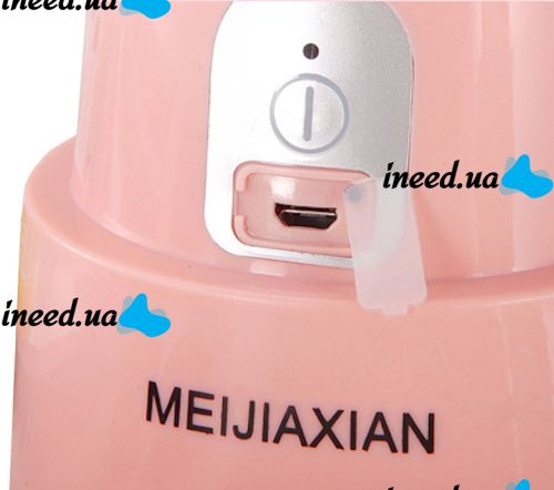 Складной силиконовый блендер Folding Juicer MeijiaxianJP-005 аккумуляторный для сока 500мл, Беспроводная USB соковыжималка для смешивания смузи JP005
