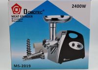 Электрическая мясорубка с соковыжималкой Domotec MS-2019 2400W Black Черная