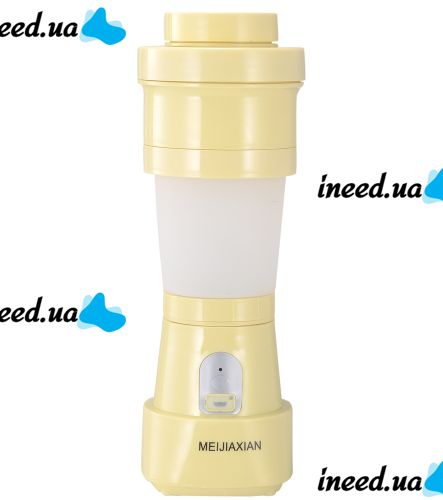 Складной силиконовый блендер Folding Juicer MeijiaxianJP-005 аккумуляторный для сока 500мл, Беспроводная USB соковыжималка для смешивания смузи JP005