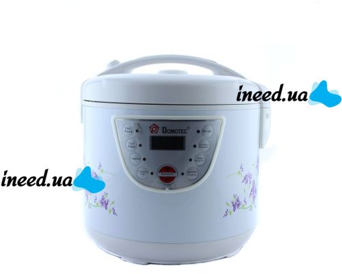 Мультиварка Domotec MS-7711 5 литров 6 программ White + книга рецептов