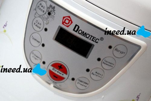 Мультиварка Domotec MS-7711 5 литров 6 программ White + книга рецептов