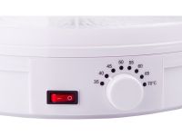 Электрическая сушилка для овощей, фруктов и мяса Royals Berg RB-959 800W White Белая на 5 отсеков, Дегидратор, Электросушилка с терморегулятором