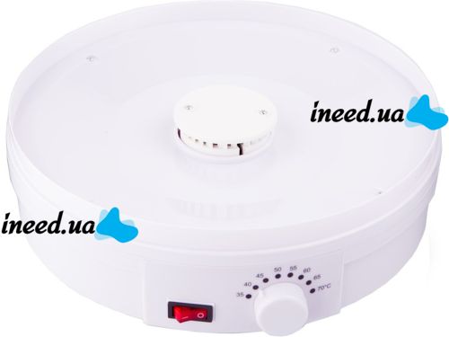 Электрическая сушилка для овощей, фруктов и мяса Royals Berg RB-959 800W White Белая на 5 отсеков, Дегидратор, Электросушилка с терморегулятором
