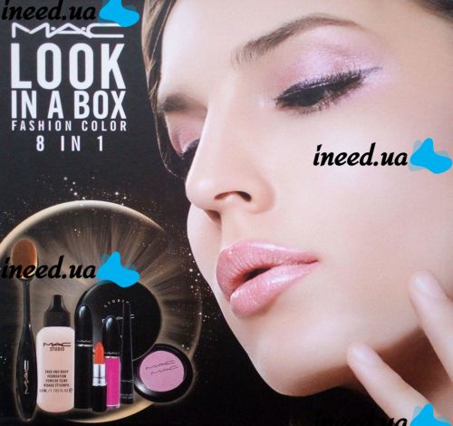Косметический набор Mac look 8 в 1 M808 Набор косметики подарочной коробке