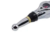 Акупунктурный массажер в форме ручки Massager Pen DF-618, Прибор для точечного массажа всего тела Серый, Электронная акупунктурная ручка для лица