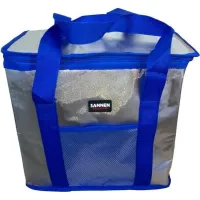 Туристическая термосумка Sannen Cooler Bag MC-1059 на 25 л для продуктов и напитков 37x20x34 см Походный переносной термобокс холодильник для пикника