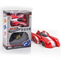 Антигравитационная машинка Wall Climber CAR P802 Красная едет по стенам и потолку