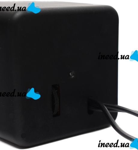 Мини USB колонки для ПК компьютера, ноутбука D-02A проводная компьютерная акустическая система 6.8Х6.8 см, маленькая музыкальная акустика 3.5 мм 5W