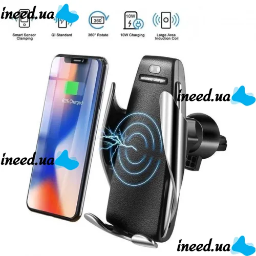 Universal Car Sensor Holder with Wireless Charging Penguin Smart Sensor S5, Car Charging Holder for Phone in Car