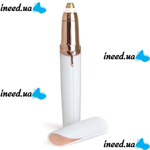 Женский эпилятор для бровей Finishing Touch Flawless Brows, Портативный триммер электробритва для удаления волос на батарейках Белый