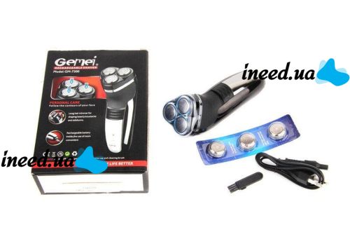 Rotary electric shaver Gemei GM-7300 men's razor