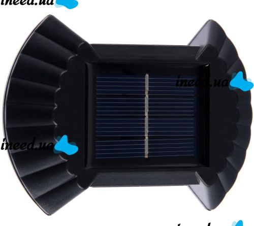 Настінний вуличний ліхтар прожектор Smart Solar Light JB-012 на сонячній батареї, акумуляторний світильник з сонячною панеллю на стіну Jb012 Чорний